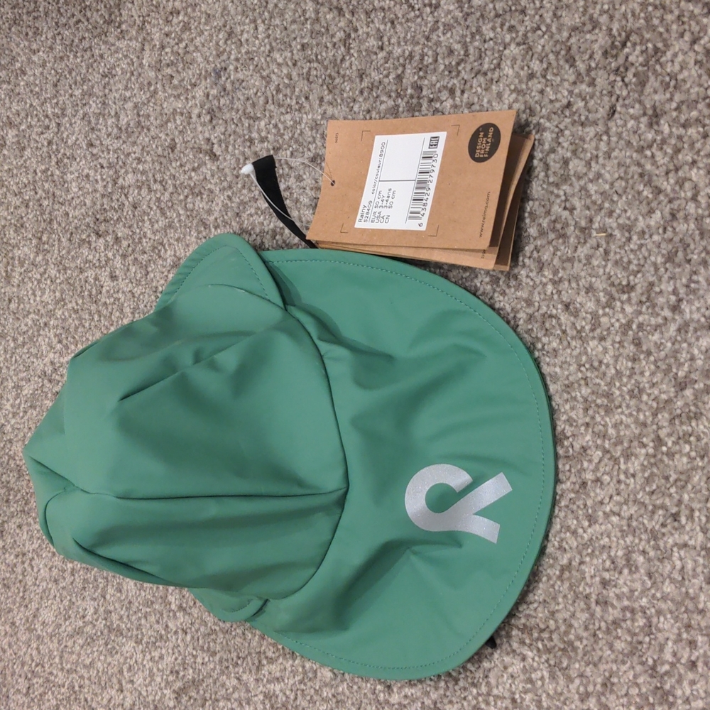 NWT Green Reima Rain Hat
